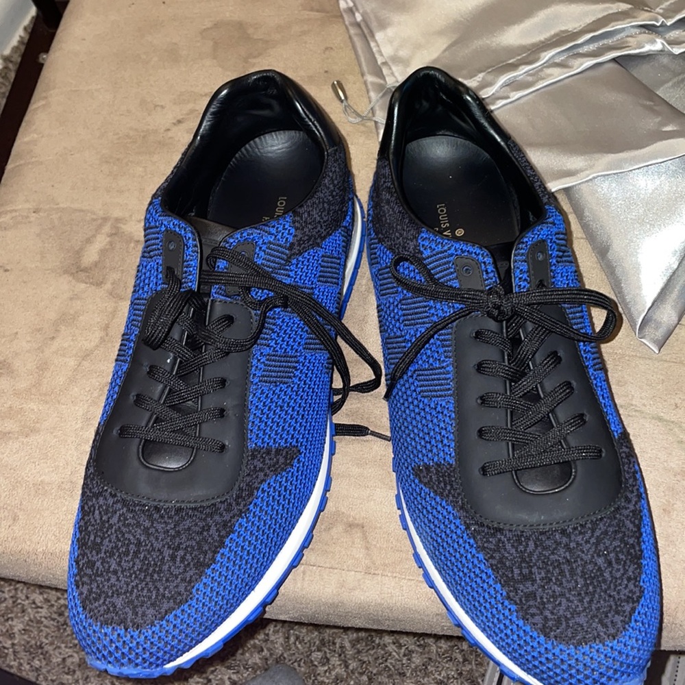 Blue Louis Vutton Sneakers size 11 US - Picture 6 of 9